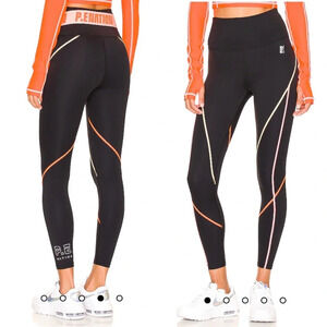 P.E Nation Courtside Legging in Black Size Small $110 High Waist Pants
